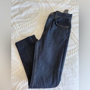 New Zara  Dark Blue Straight Jeans